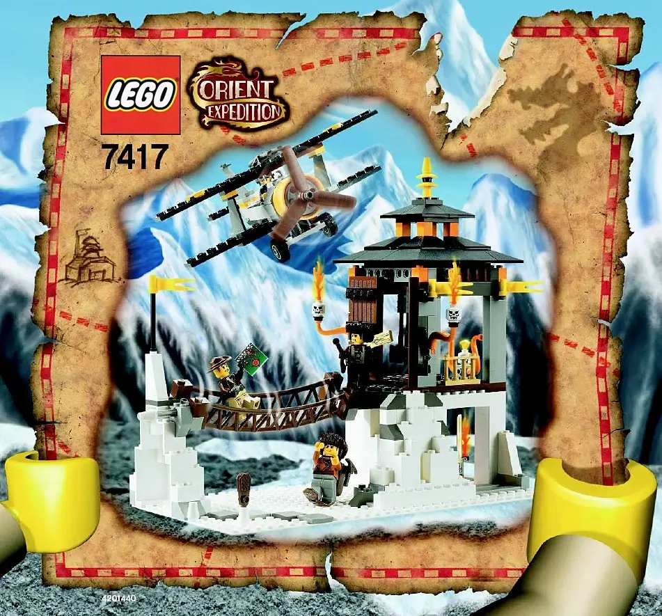 Zdjęcie zestawu 7417 z serii LEGO® Adventurers – Chudy i Buzz na ratunek