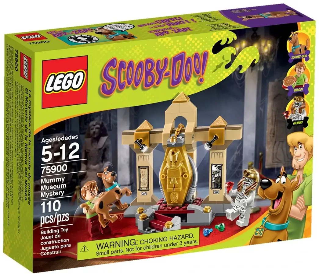 Pudełko zestawu 75900 z serii LEGO® Scooby-Doo™ – Tajemnica muzeum mumii