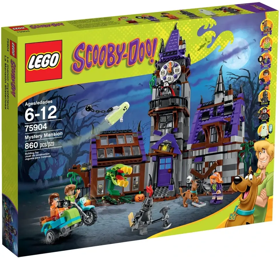 Pudełko zestawu 75904 z serii LEGO® Scooby-Doo™ – Tajemniczy dwór
