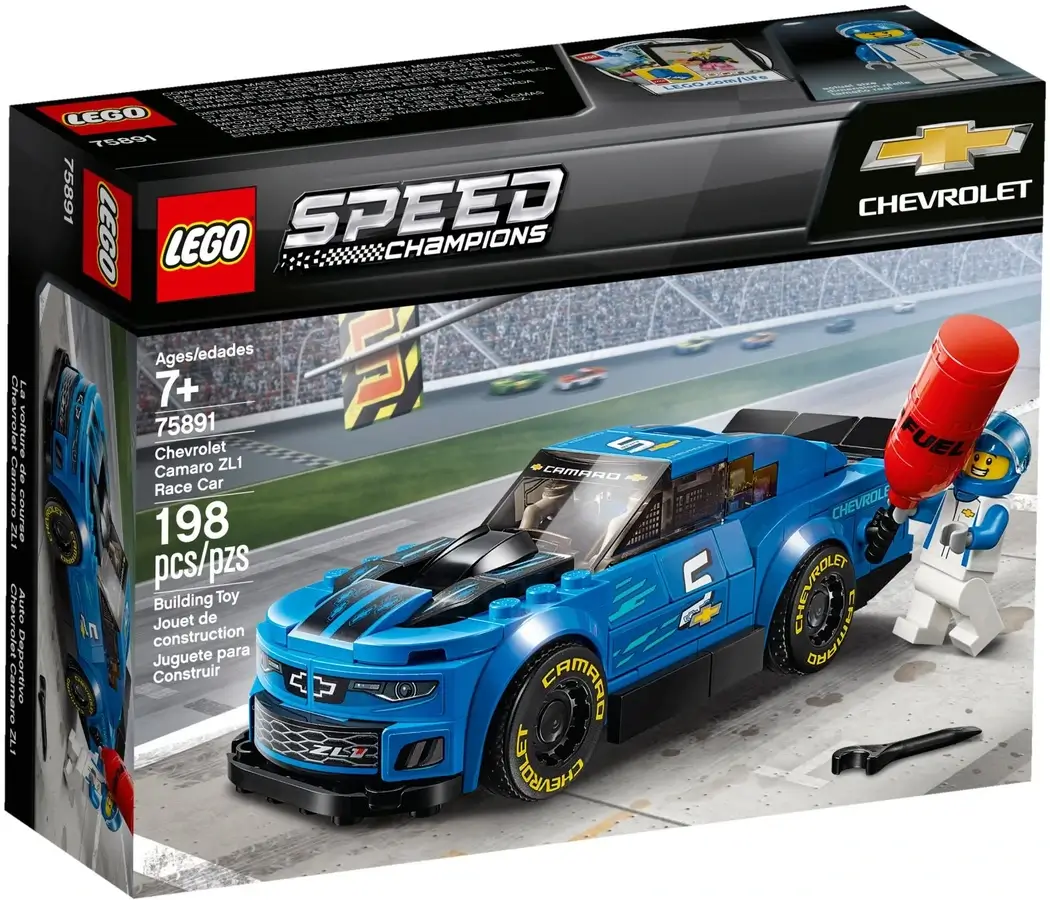 Pudełko zestawu 75891 z serii LEGO® Speed Champions – Chevrolet Camaro ZL1