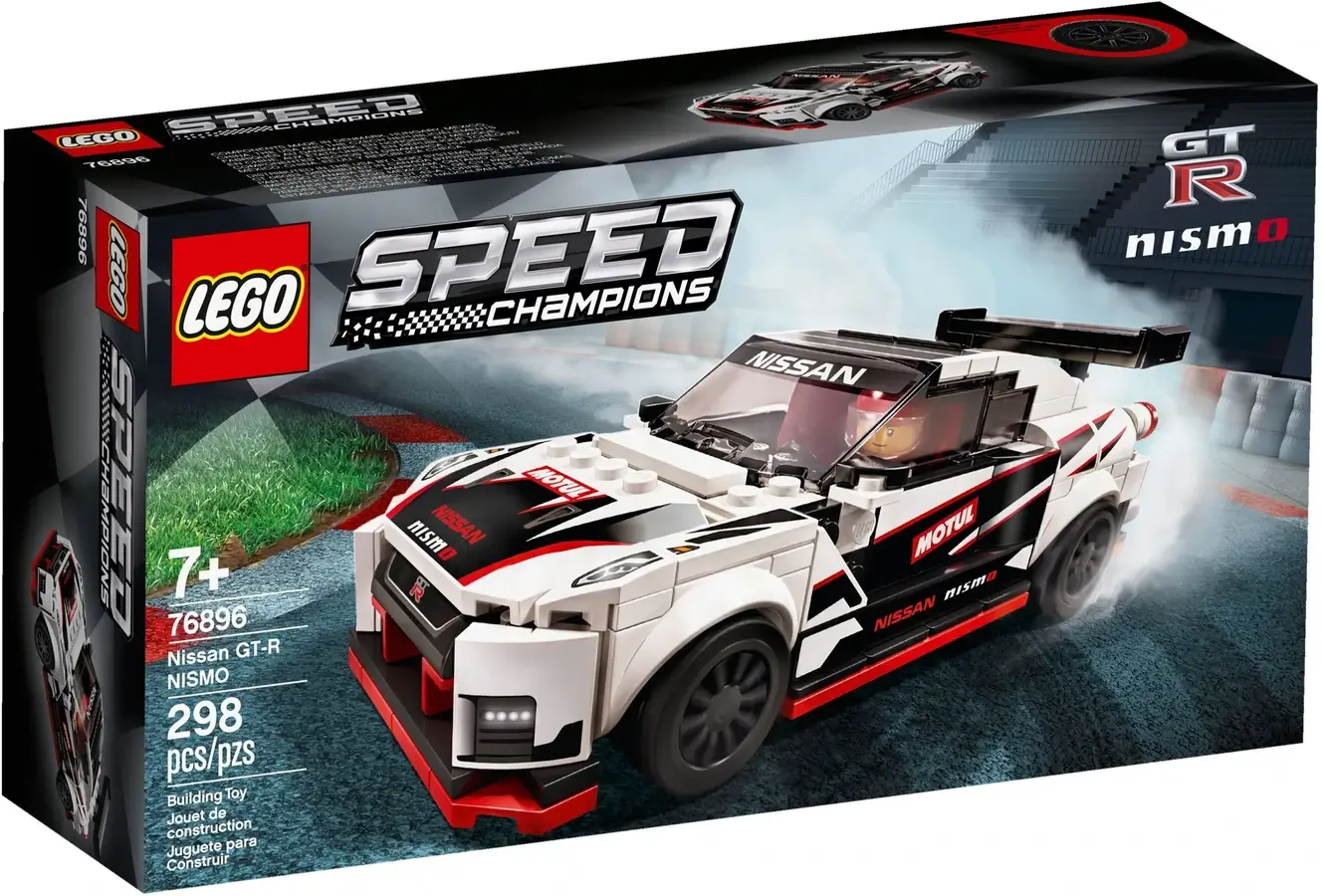 Pudełko zestawu 76896 z serii LEGO® Speed Champions – Nissan GT-R NISMO