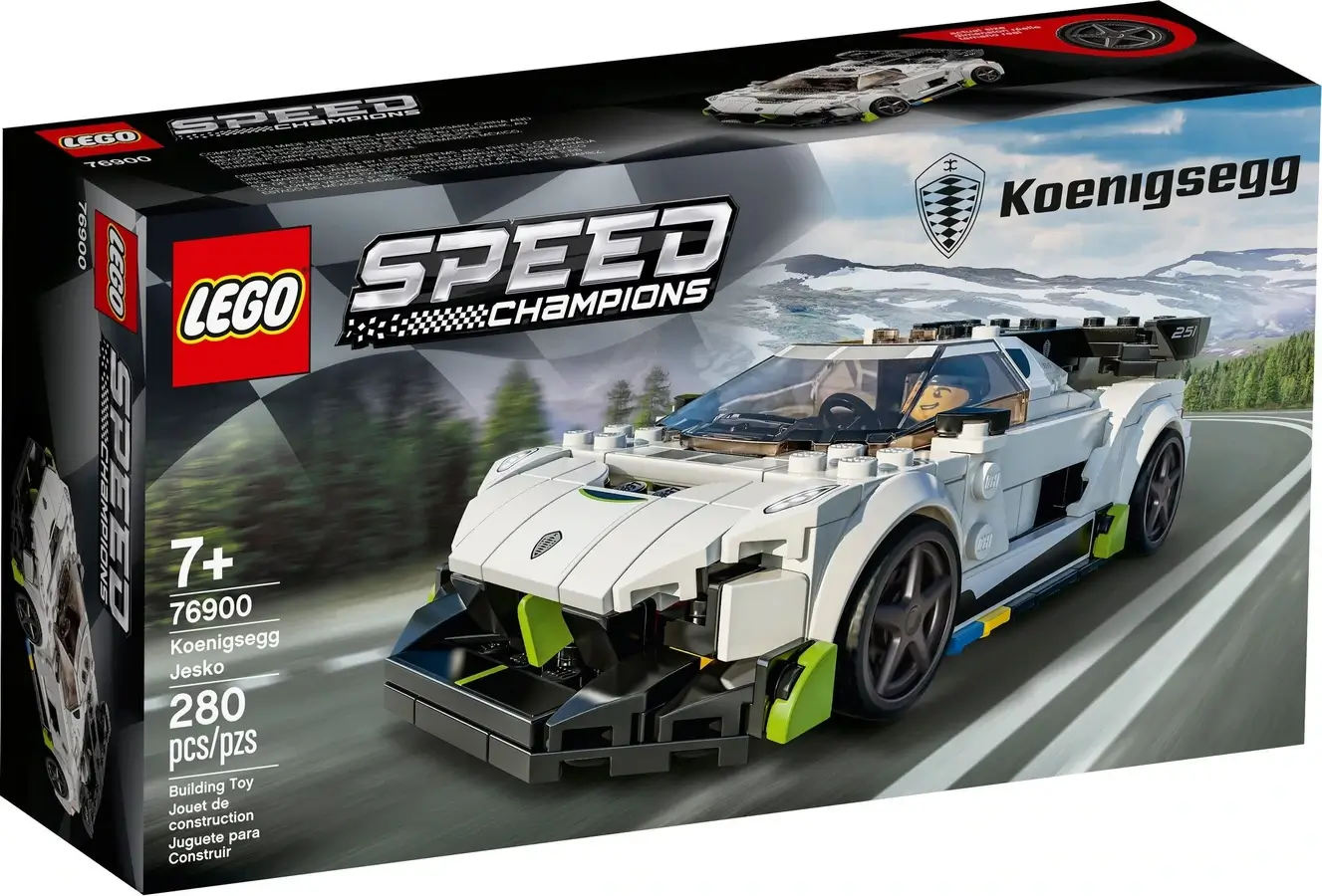 Pudełko zestawu 76900 z serii LEGO® Speed Champions – Koenigsegg Jesko