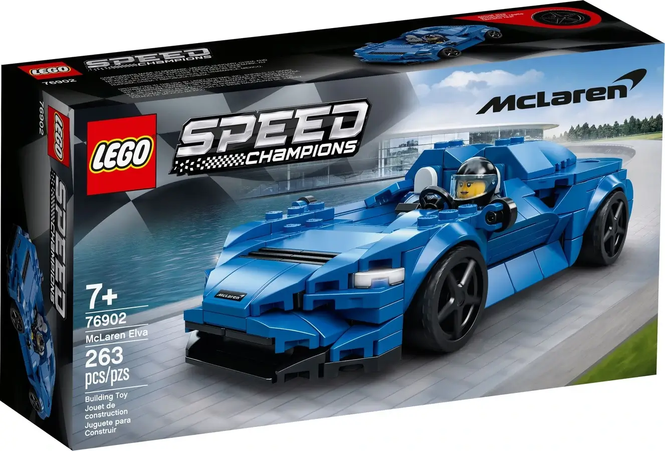 Pudełko zestawu 76902 z serii LEGO® Speed Champions – McLaren Elva