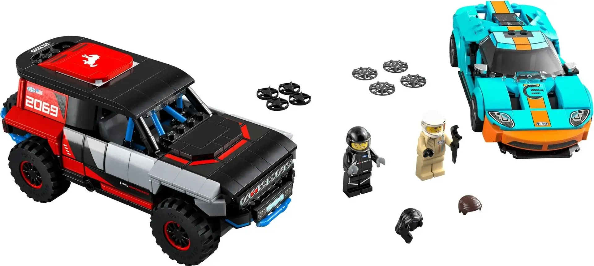 Auta Ford GT i Bronco R z serii LEGO® Speed Champions
