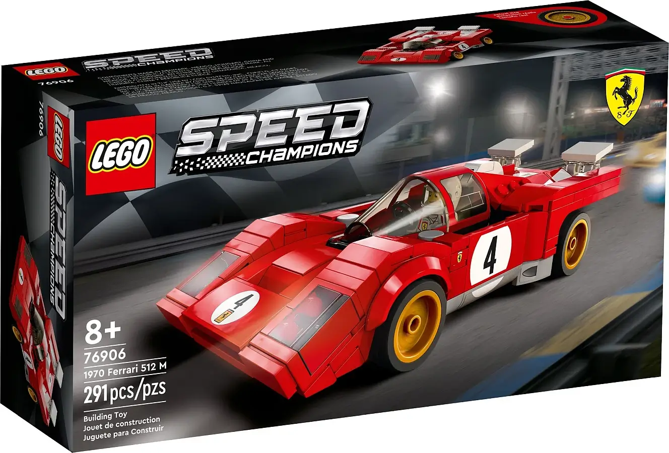 Pudełko zestawu 76906 z serii LEGO® Speed Champions – Ferrari 512 M