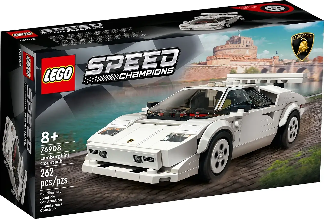 Pudełko zestawu 76908 z serii LEGO® Speed Champions – Lamborghini Countach