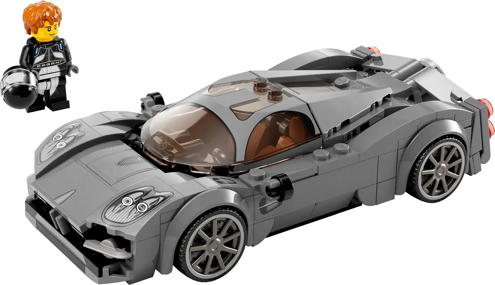 Szare auto Pagani Utopia z serii LEGO® Speed Champions