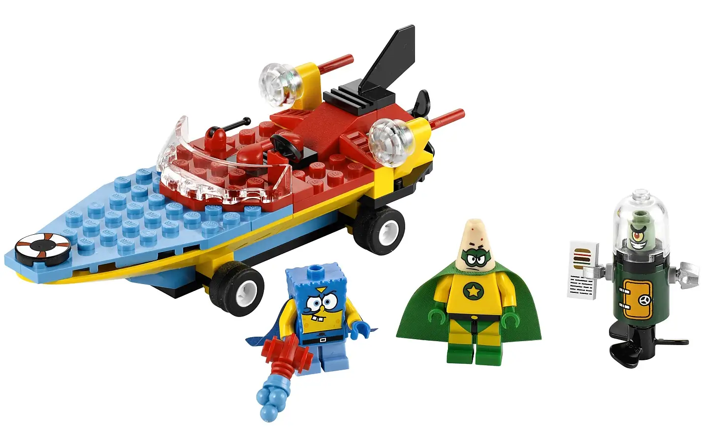 Podwodni bohaterowie z głębin z serii LEGO® SpongeBob Kanciastoporty™