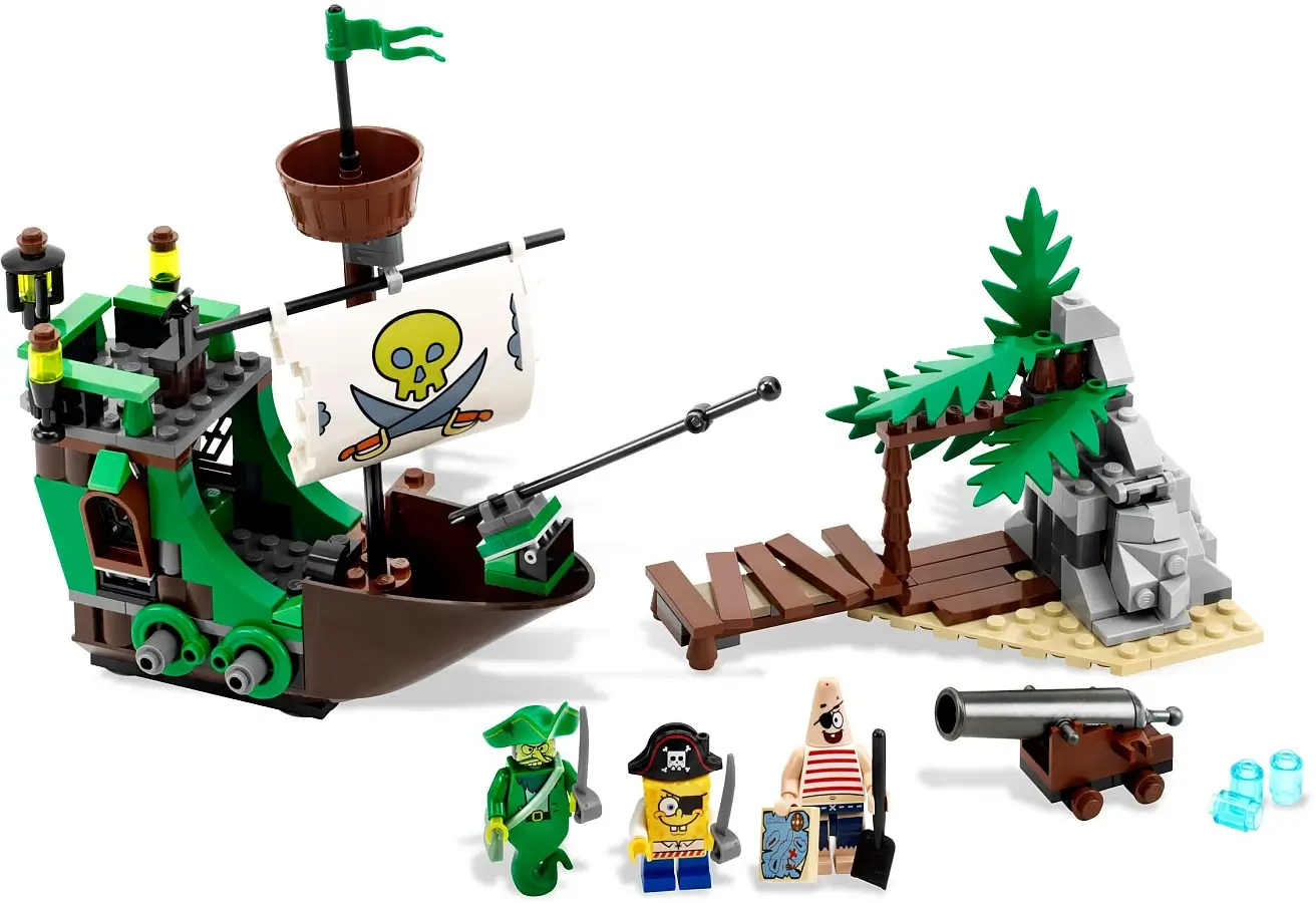Statek Latający Holender z serii LEGO® SpongeBob Kanciastoporty™