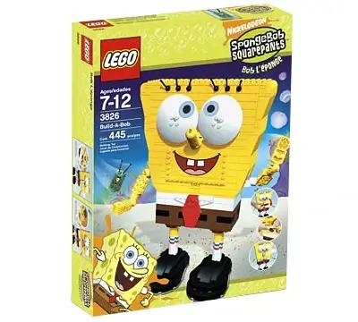 Zdjęcie pudełka zestawu 3826 z serii LEGO® SpongeBob Kanciastoporty™ – Szalony SpongeBob