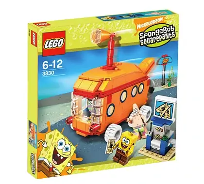 Zdjęcie pudełka zestawu 3830 z serii LEGO® SpongeBob Kanciastoporty™ – Bikini Bottom Express