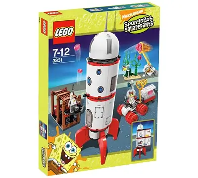 Zdjęcie pudełka zestawu 3831 z serii LEGO® SpongeBob Kanciastoporty™ – Rocket Ride