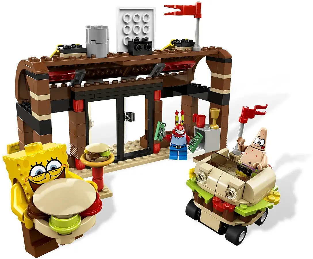 Przygody w barze Krusty Krab z serii LEGO® SpongeBob Kanciastoporty™