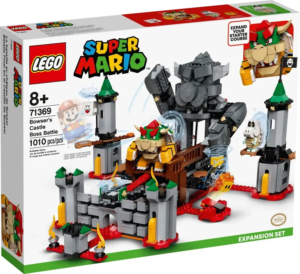 Pudełko zestawu 71369 z serii LEGO® Super Mario™ – Walka w zamku Bowsera