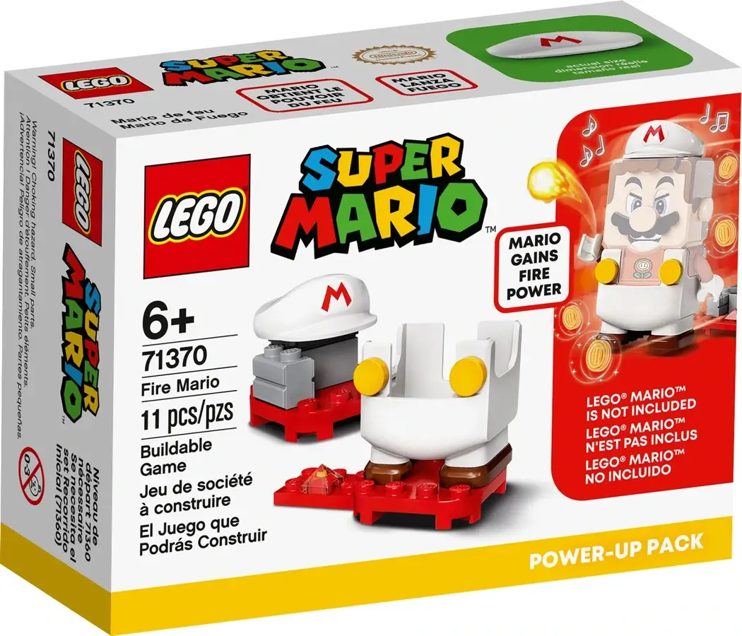 Pudełko zestawu 71370 z serii LEGO® Super Mario™ – Ognisty Mario™