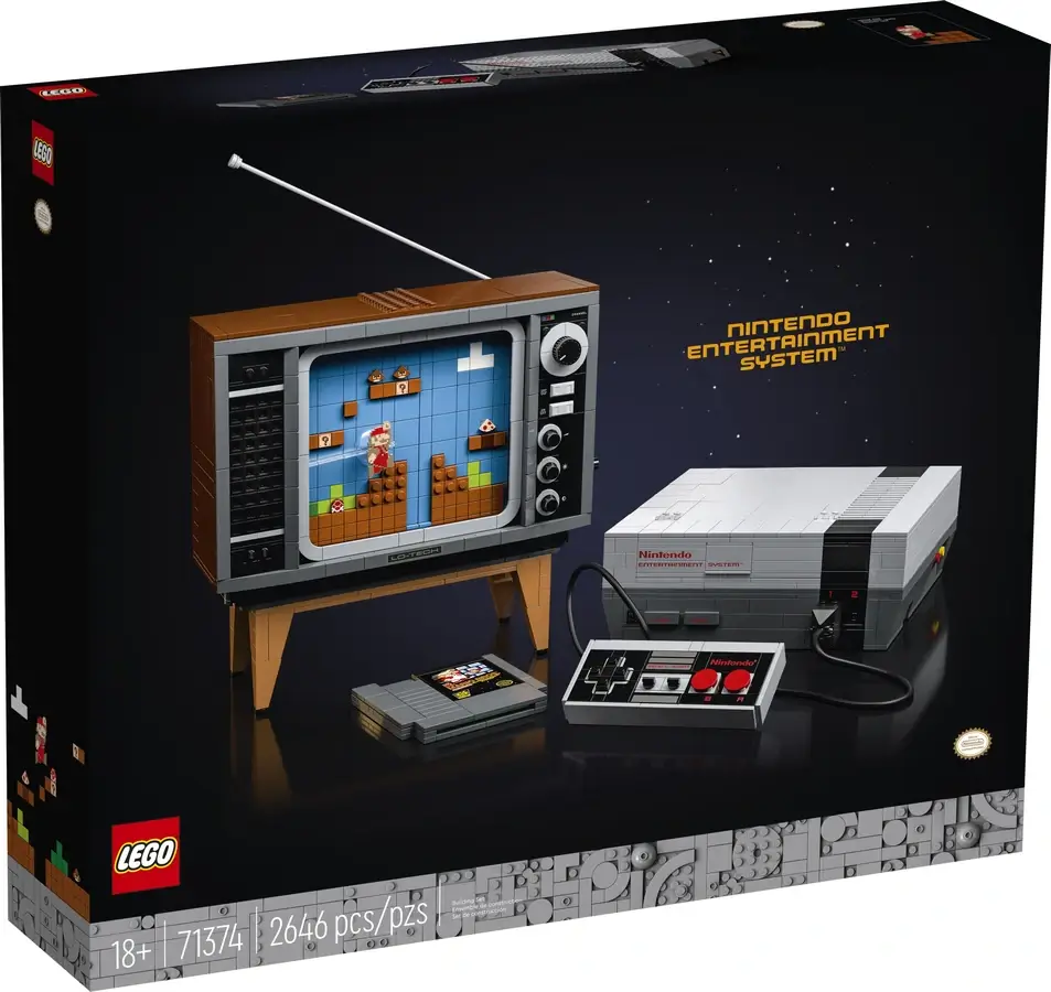 Pudełko zestawu 71374 z serii LEGO® Super Mario™ – Nintendo Entertainment System™