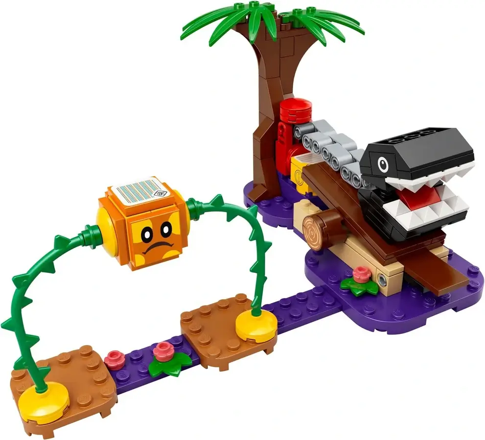 Chain Chomp w dżungli z serii LEGO® Super Mario™