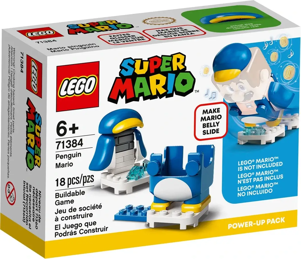 Pudełko zestawu 71384 z serii LEGO® Super Mario™ – pingwin – ulepszenie