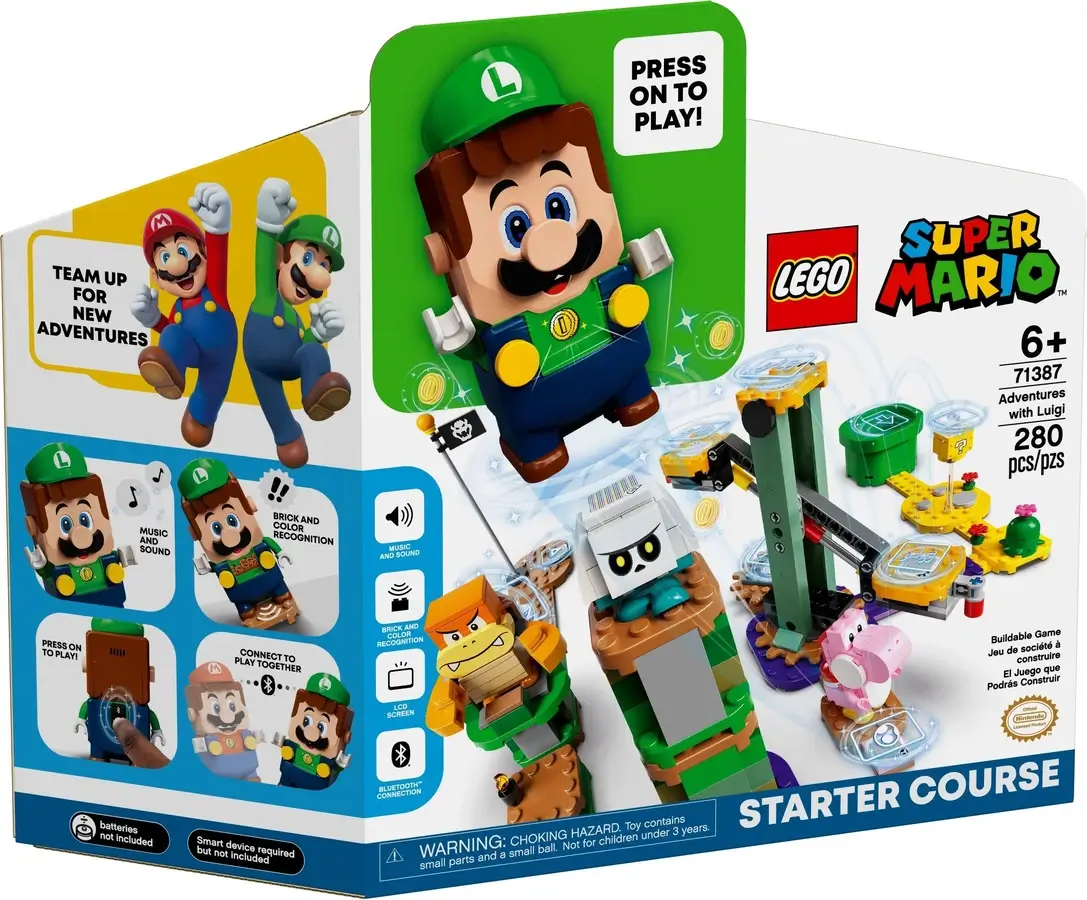 Pudełko zestawu 71387 z serii LEGO® Super Mario™ – Przygody z Luigim™