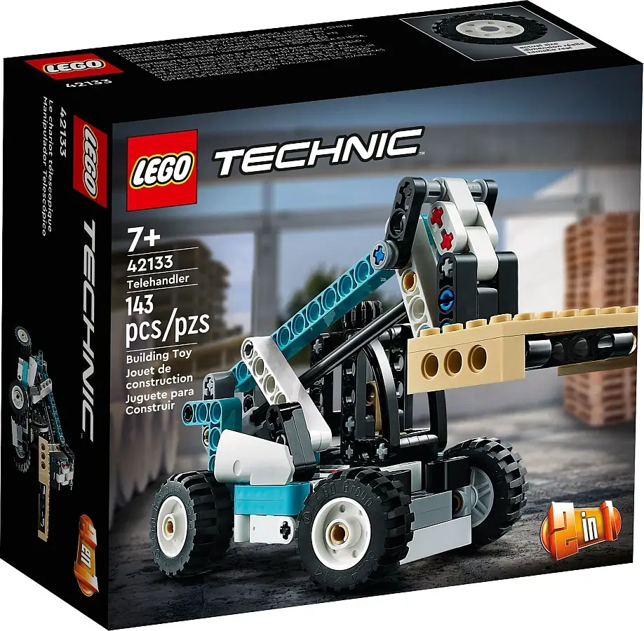 Pudełko zestawu 42133 z serii LEGO® Technic™ – Ładowarka teleskopowa