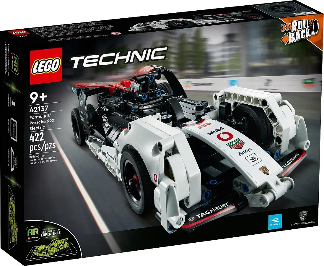 Pudełko zestawu 42137 z serii LEGO® Technic™ –  Porsche 99X Electric