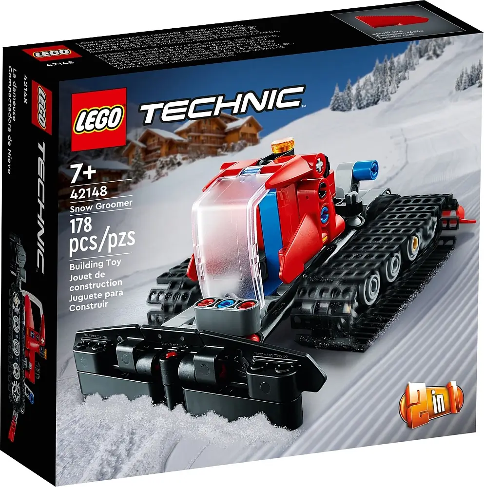 Pudełko zestawu 42148 z serii LEGO® Technic™ – Ratrak