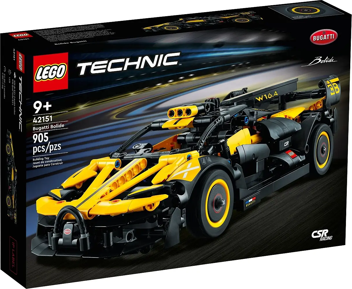 Pudełko zestawu 42151 z serii LEGO® Technic™ – Bolid Bugatti