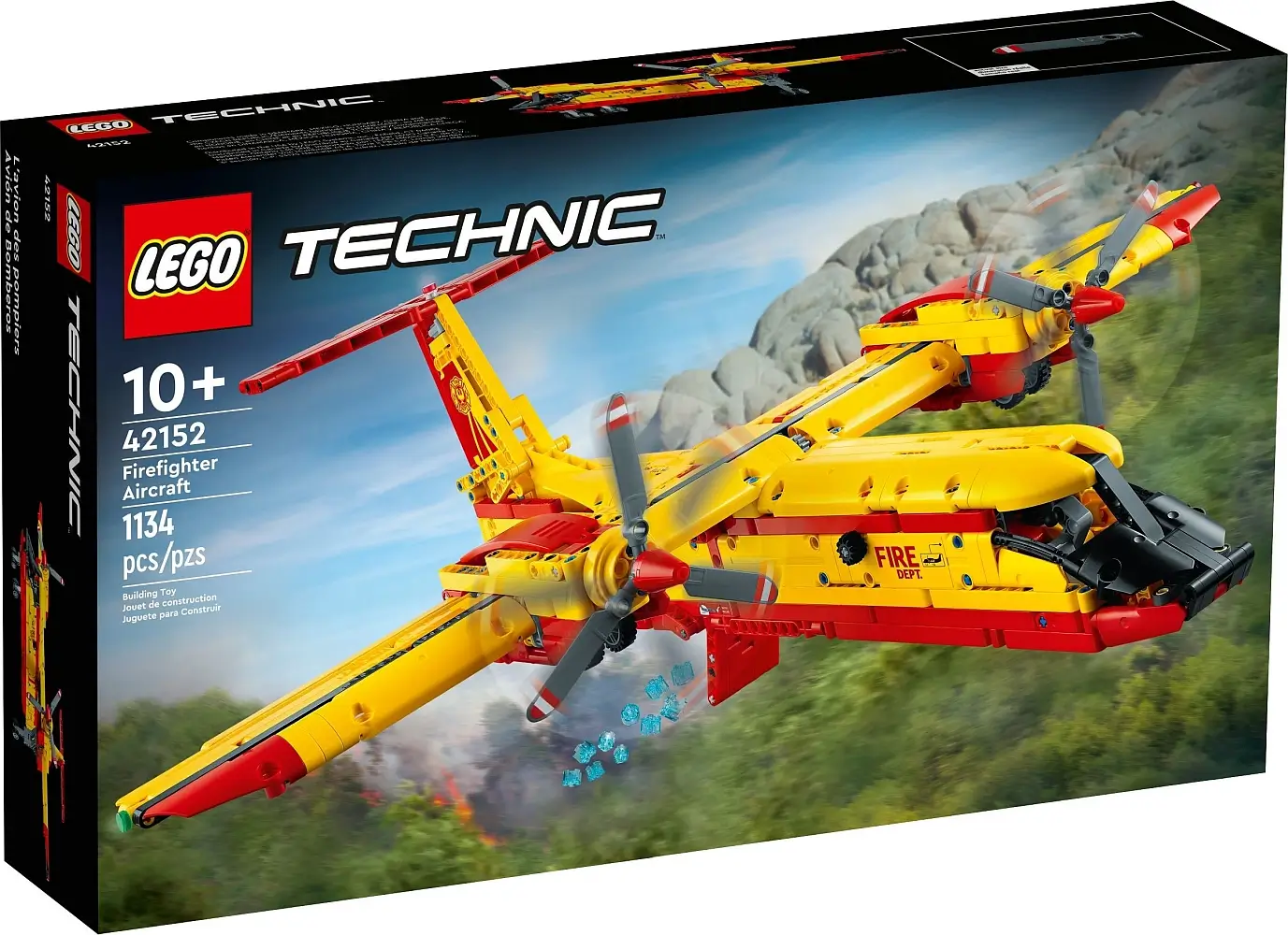 Pudełko zestawu 42152 z serii LEGO® Technic™ – Samolot gaśniczy