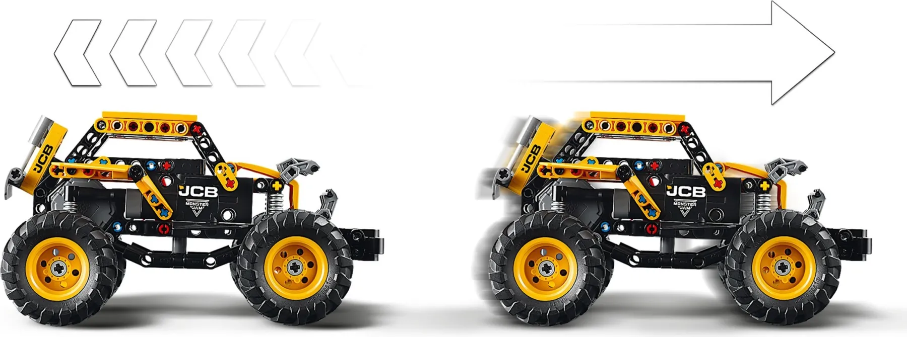 Napęd pull-back z kompletu klocków LEGO® 42199