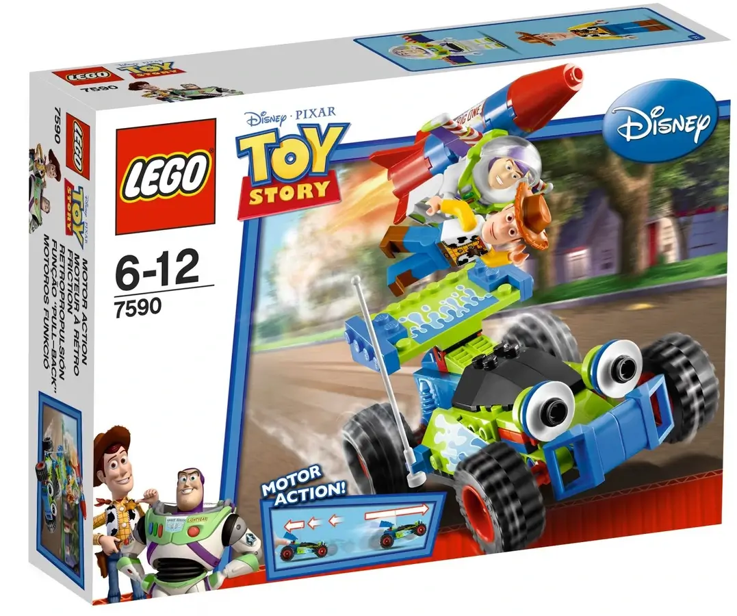 Pudełko zestawu 7590 z serii LEGO® Toy Story – Chudy i Buzz na ratunek