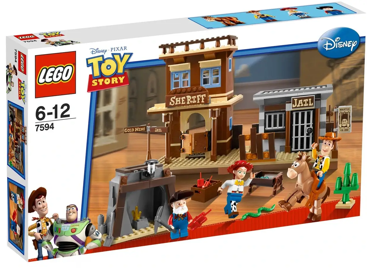 Pudełko zestawu 7594 z serii LEGO® Toy Story – Chudy na dzikim zachodzie