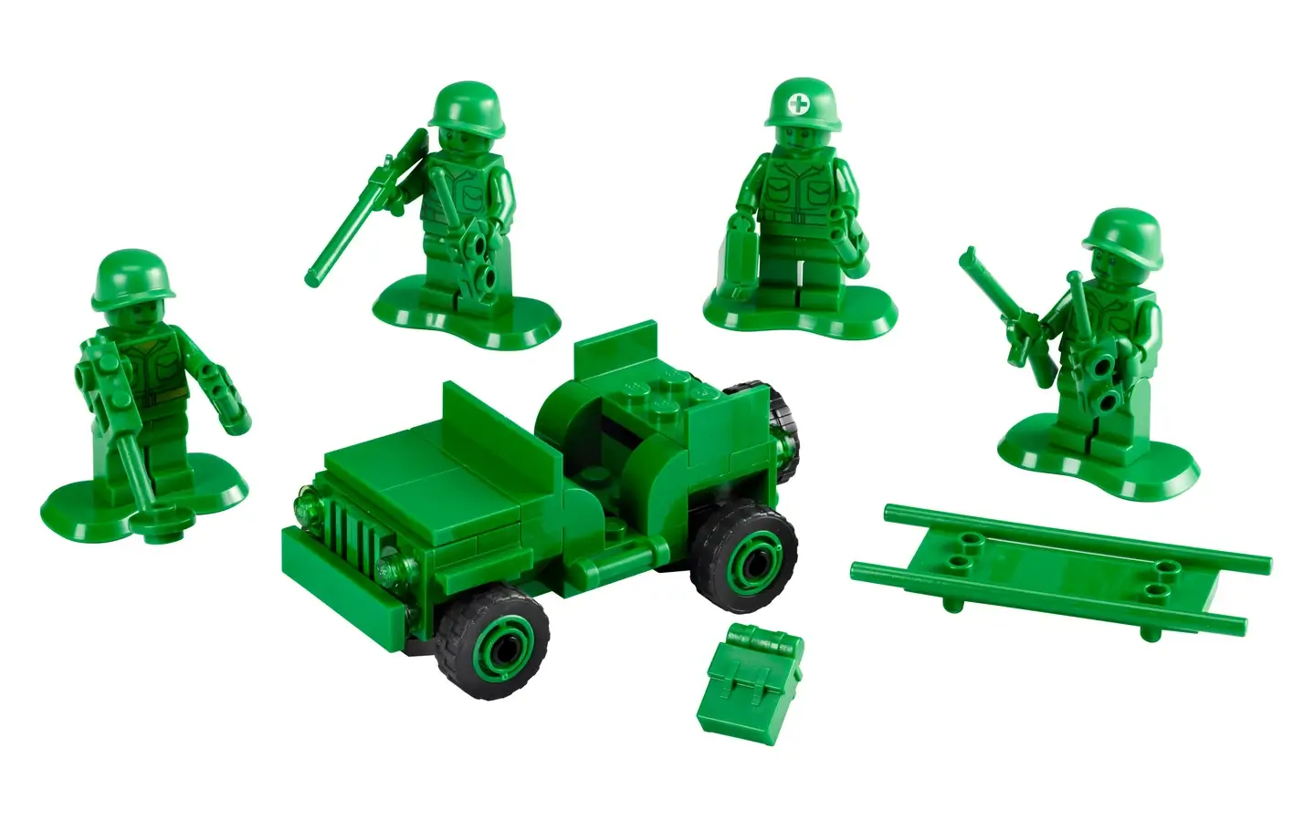 Zielone żołnierzyki z serii LEGO® Toy Story