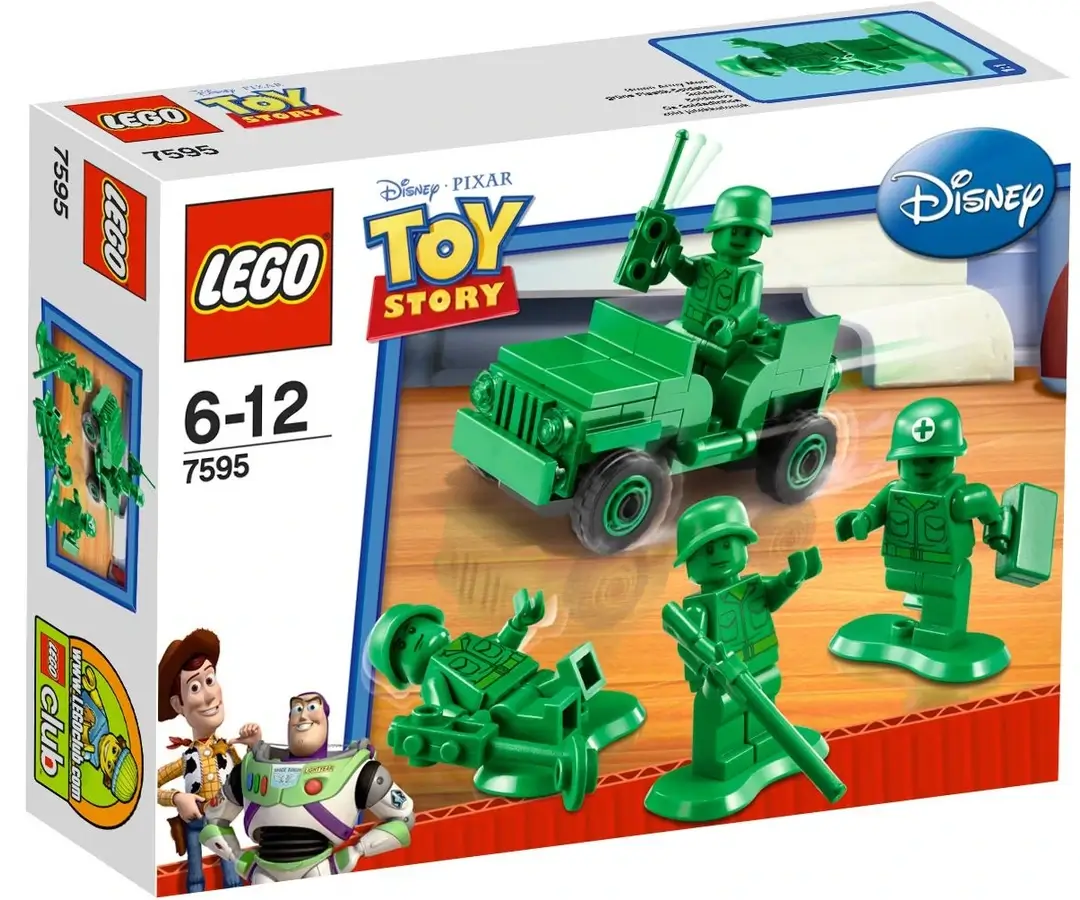 Pudełko zestawu 7595 z serii LEGO® Toy Story – zabawkowe żołnierze