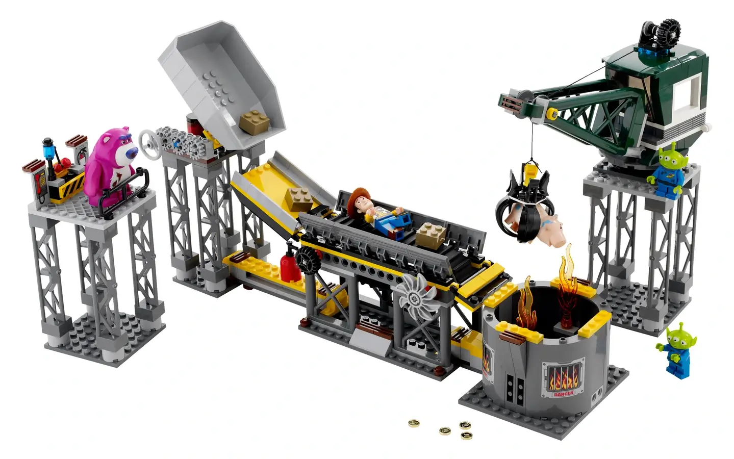 Zgniatarka śmieci i Chudy z serii LEGO® Toy Story