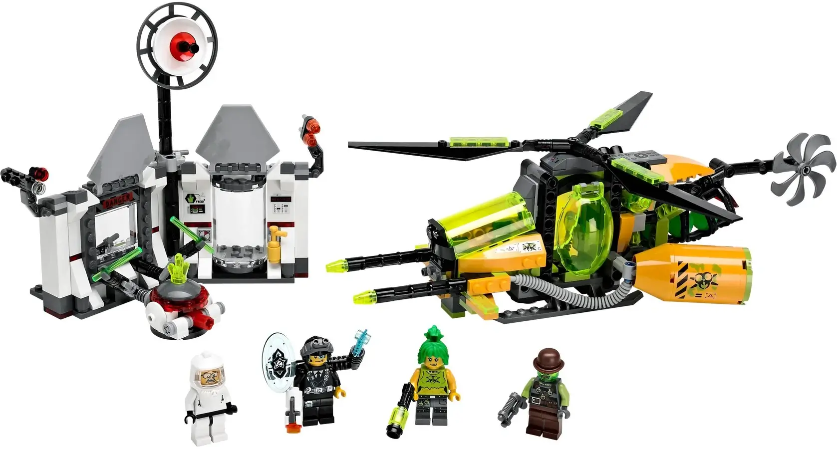 Tajne laboratorium agentów i helikopter z serii LEGO® Ultra Agents