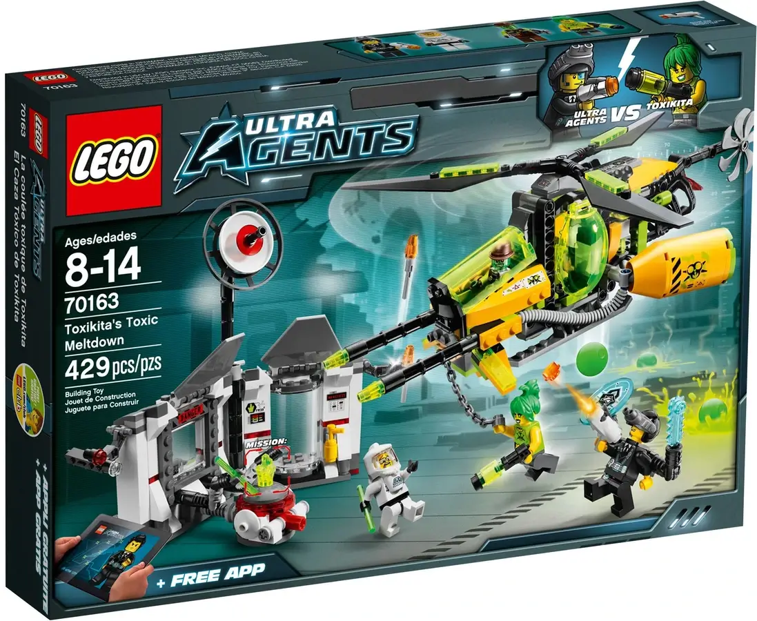 Pudełko zestawu 70163 z serii LEGO® Ultra Agents – Sekretne laboratorium
