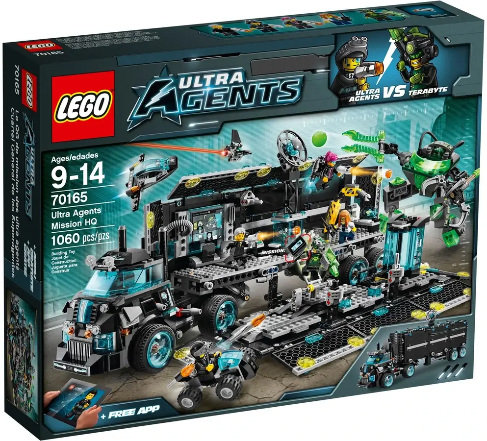 Pudełko zestawu 70165 z serii LEGO® Ultra Agents – Centrala agentów