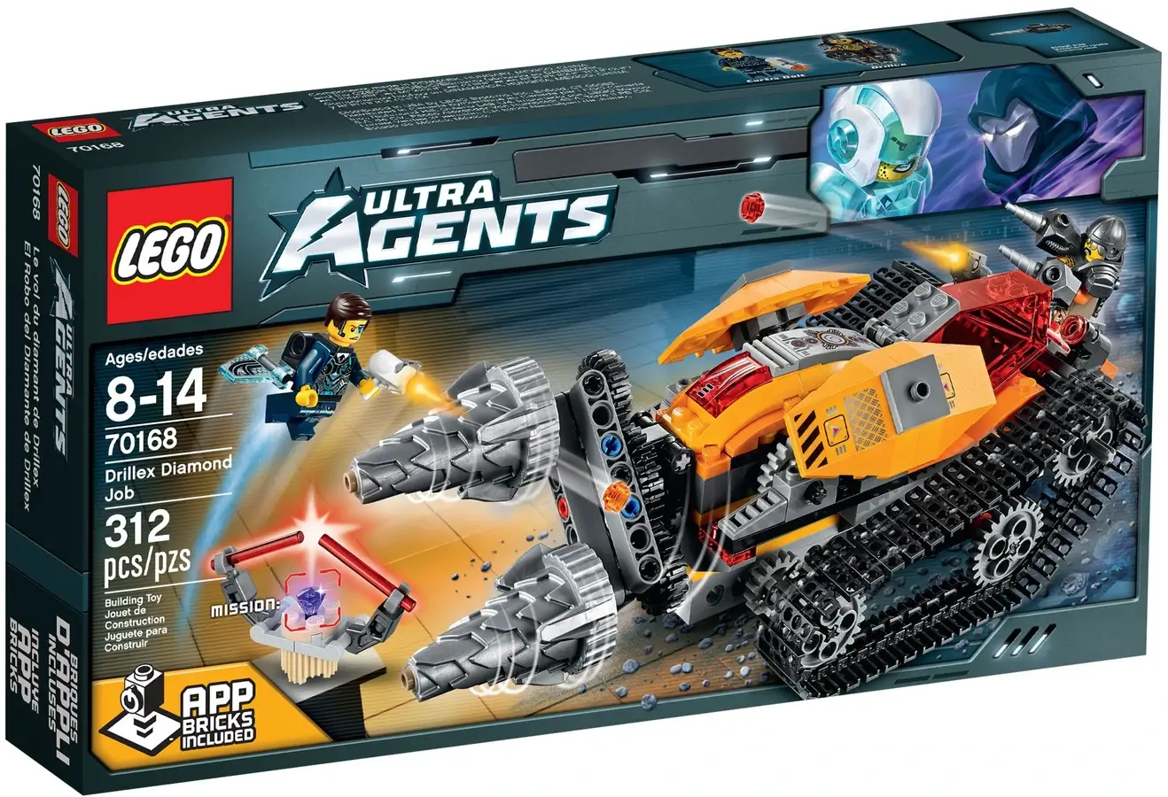 Pudełko zestawu 70168 z serii LEGO® Ultra Agents – Wiertnica