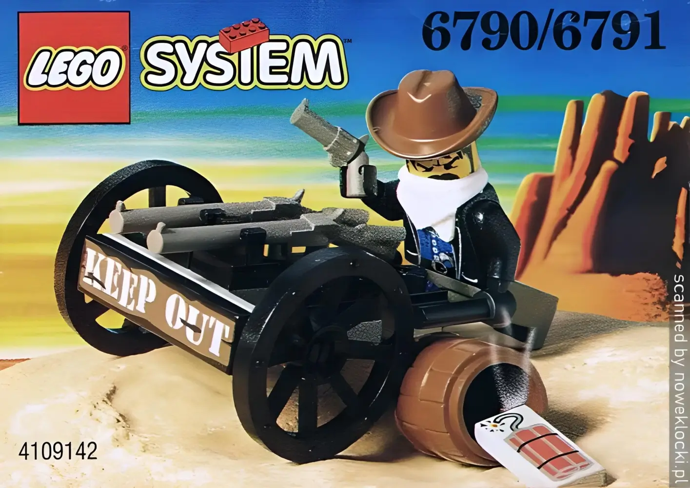 Zestaw 6790 z serii Western – bandyta z wózkiem