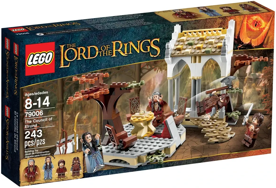 Pudełko zestawu 79006 z serii LEGO® Władca Pierścieni™ – Narada u Elronda