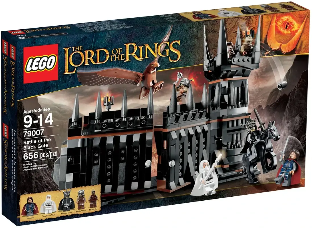 Pudełko zestawu 79007 z serii LEGO® Władca Pierścieni™ – Bitwa u Czarnych Wrót