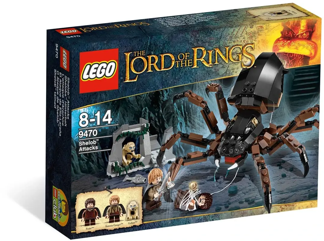Pudełko zestawu 9470 z serii LEGO® Władca Pierścieni™ – Atak Szeloby