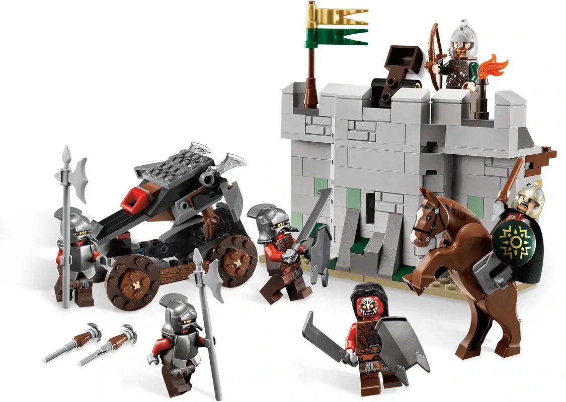 Orkowie Uruk-hai oblegający ścianę - seria LEGO® Władca Pierścieni™