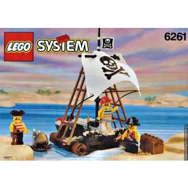 LEGO 6261 Piracka tratwa