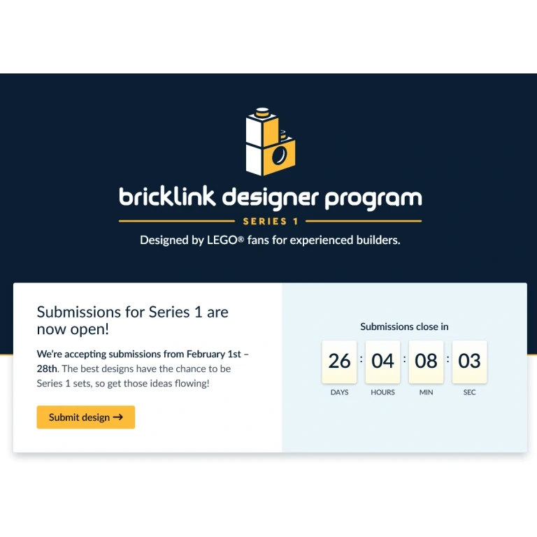 Startuje Bricklink Designer Program: Seria 1
