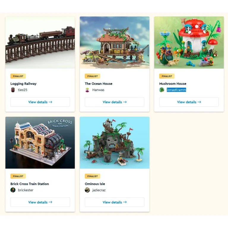 Finaliści Bricklink Designer 2
