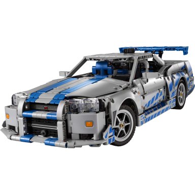 LEGO 42210 Technic Samochód Nissan Skyline GT-R (R34) z filmu Za szybcy, za wściekli
