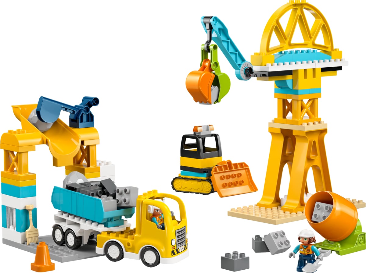LEGO 10476 Duplo Plac budowy z pojazdami 3 w 1