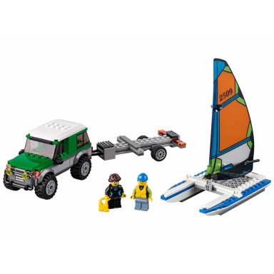 LEGO 60149 City Terenówka 4×4 z katamaranem