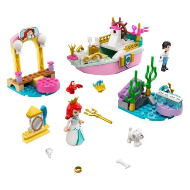 LEGO 43191 Disney Świąteczna łódź Arielki